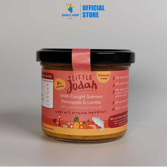 Little Judah Wild-Caught Salmon, Pineapple & Lentils 130g (8m+)