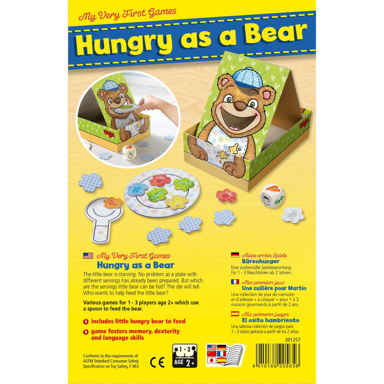 Haba My Very First Games - Hungry as a Bear Memory Game (2Y+)