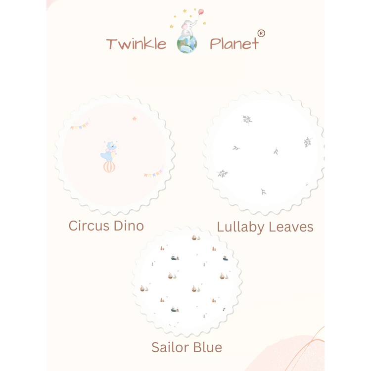 Twinkle Planet 100% Organic Cotton 2 Pieces Long Sleeve Pyjamas - Sailor Blue