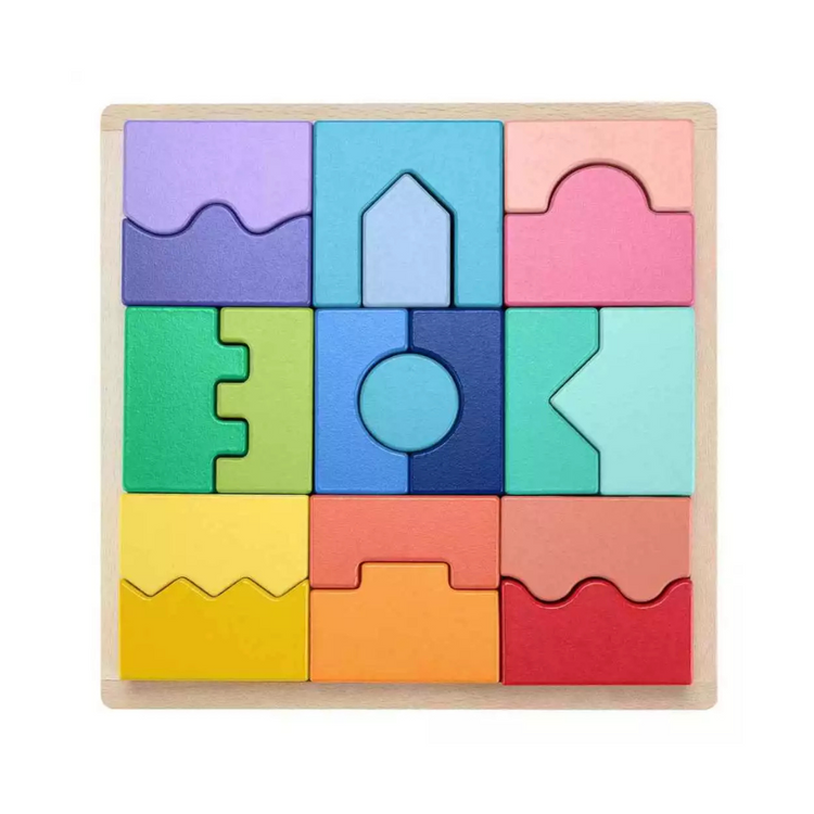 Fisher-Price Wooden Interlocking Blocks