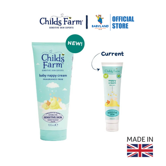 Childs Farm Baby Nappy Cream - Fragrance-Free (100ml)
