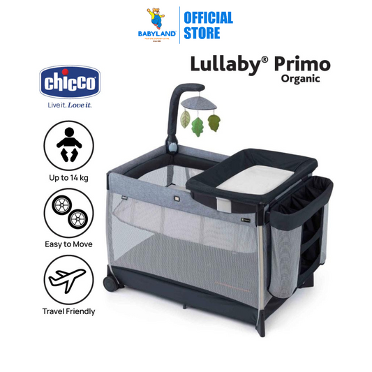 Chicco Lullaby Primo Organic Playard Lakeshore (Birth to 14kg)