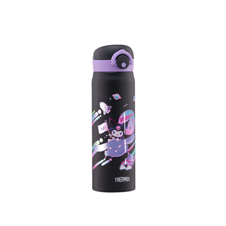THERMOS 500ml Kuromi Trendy and Light Flask with Pouch (JNR-501KU24)