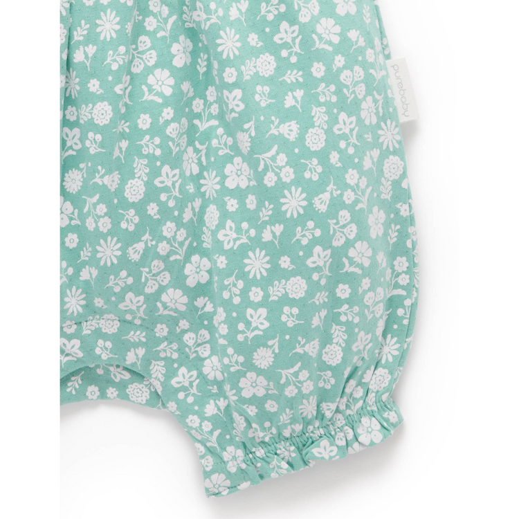 Purebaby Organic Silhouette Ruffle Shortie Growsuit