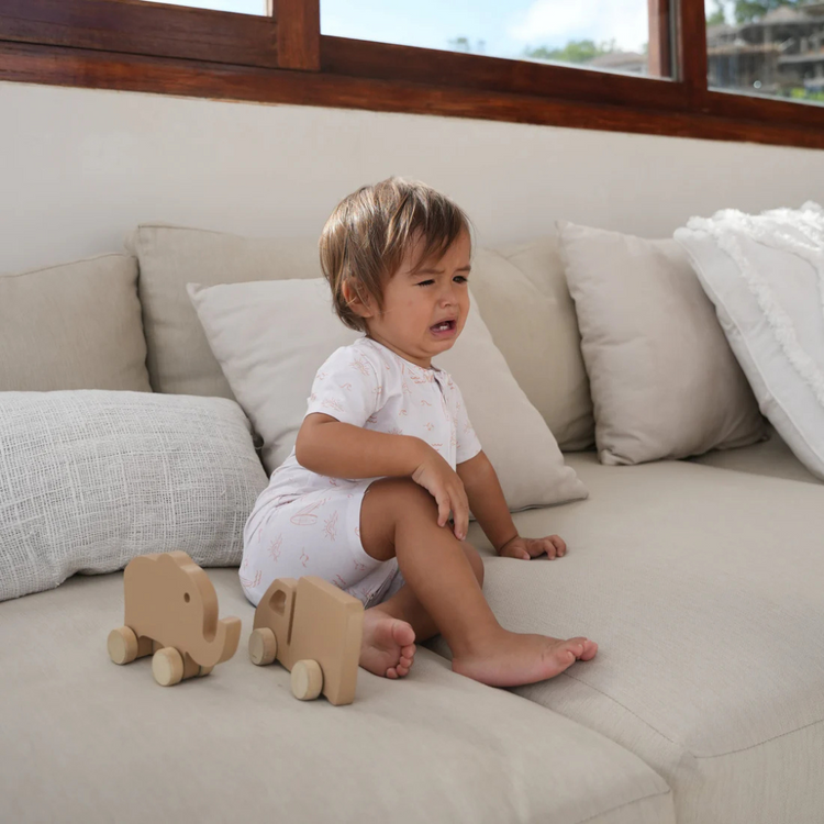 Joey & Mom Zipper Bamboo Romper