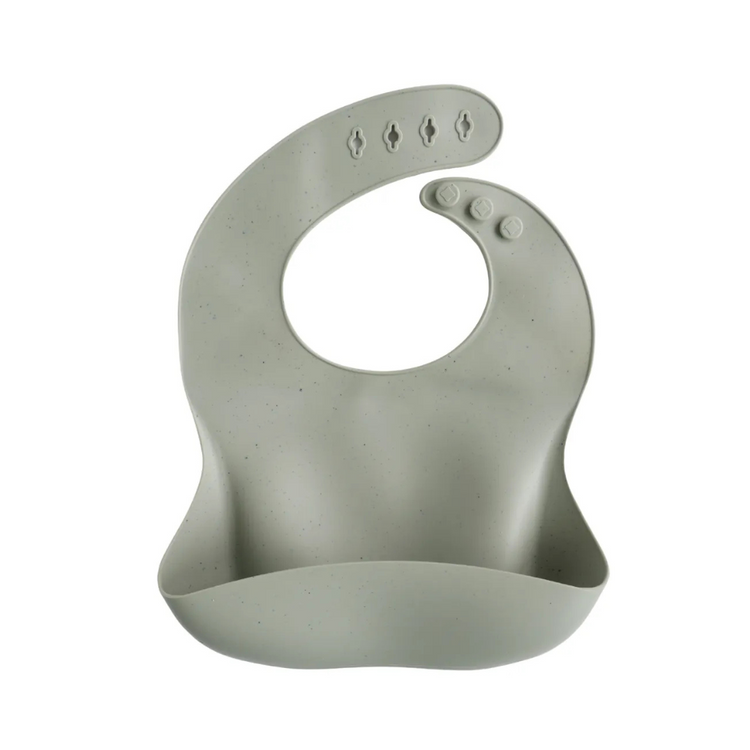 Mils and Key Silicone Speckled Bibs