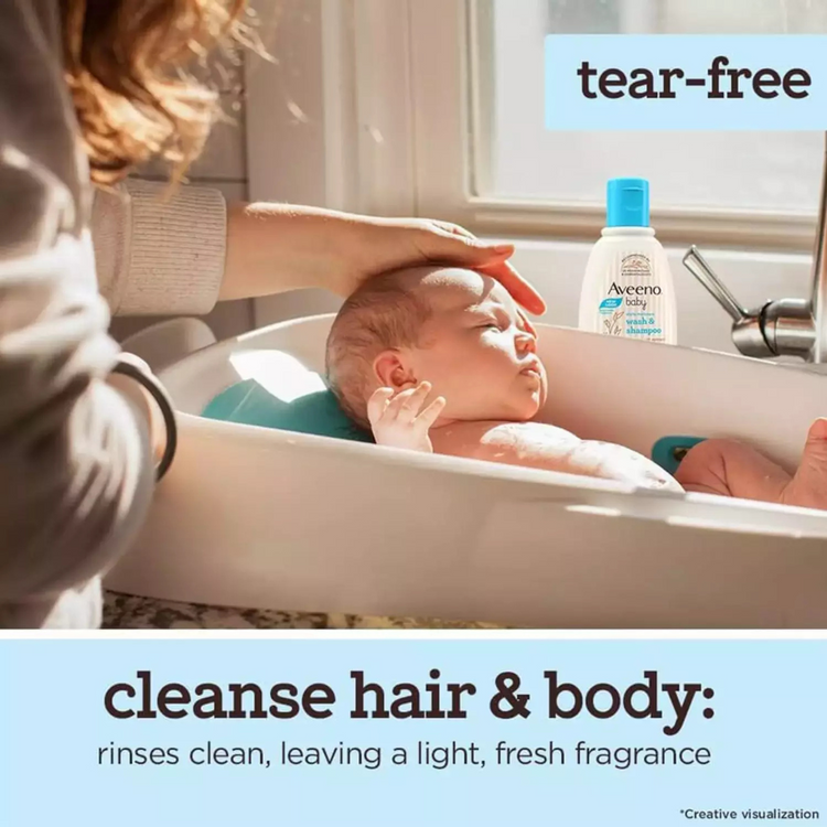 Aveeno Baby Wash & Shampoo (354ml)