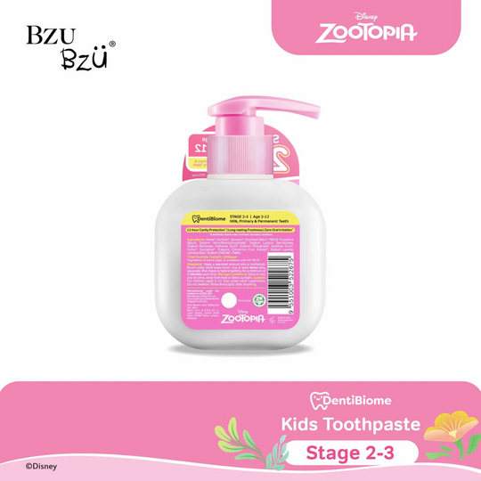 BZU BZU DentiBiome Kids Toothpaste (Strawberry) (Stage 2-3) - 150g