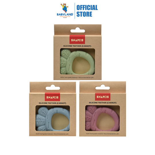 Snapkis Silicone Teether Carrot (3m+)