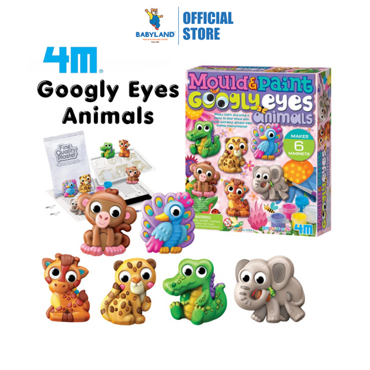4M Mould & Paint - Googly Eyes Animals (5Y+)