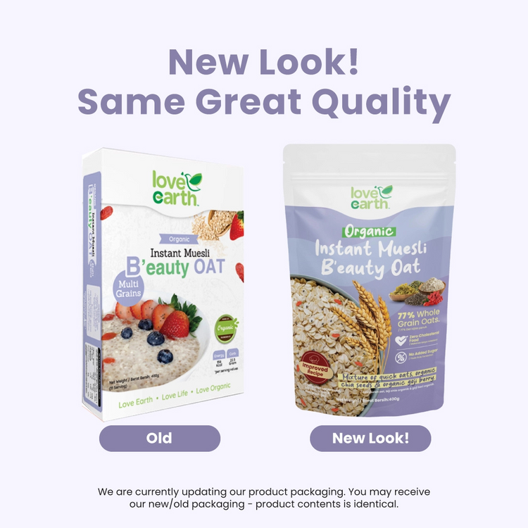 Love Earth Organic Instant Muesli B'eauty Oat 400g