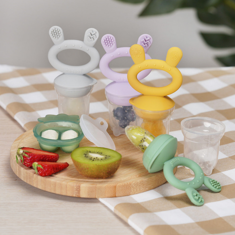 Haakaa Freeze-N-Feed Mini Combo - Silicone Feeder + Mini Tray