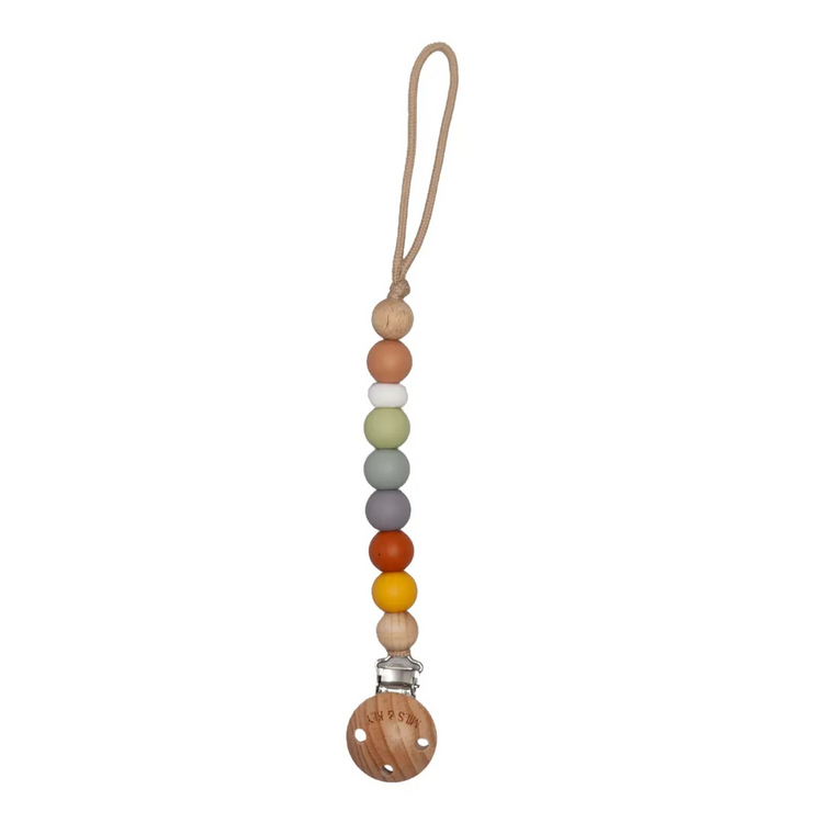 Mils and Key Tara Pacifier Clips - Multiple Color (0m+)
