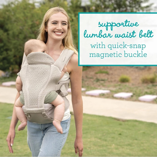 Infantino 300159 Hip Rider Airy 5-In-1 Hip Seat Carrier Suitable For Baby From 3 Months Up To 20.4KG