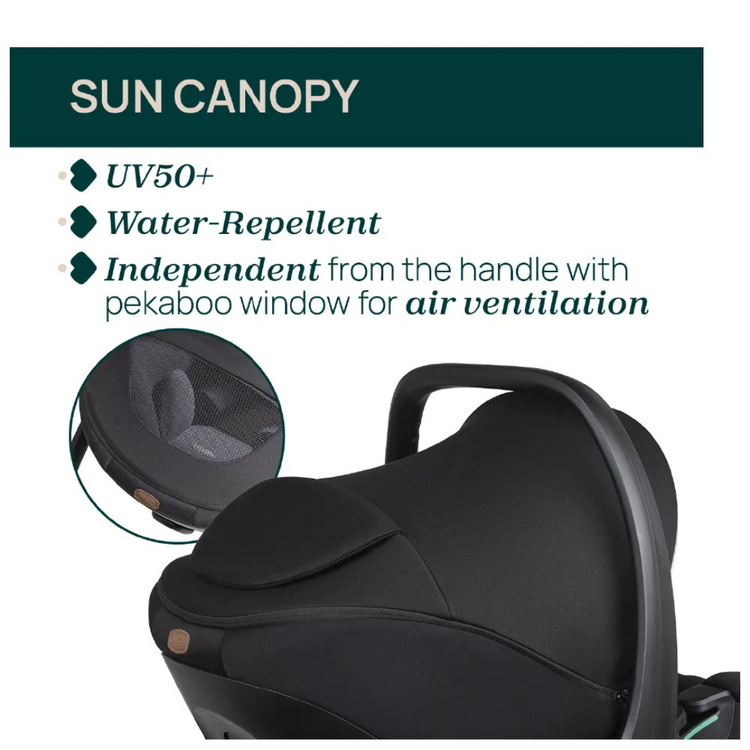 Chicco Kory Plus I-Size Car Seat - Black Air | Newborn (40-85cm, max 13kg)