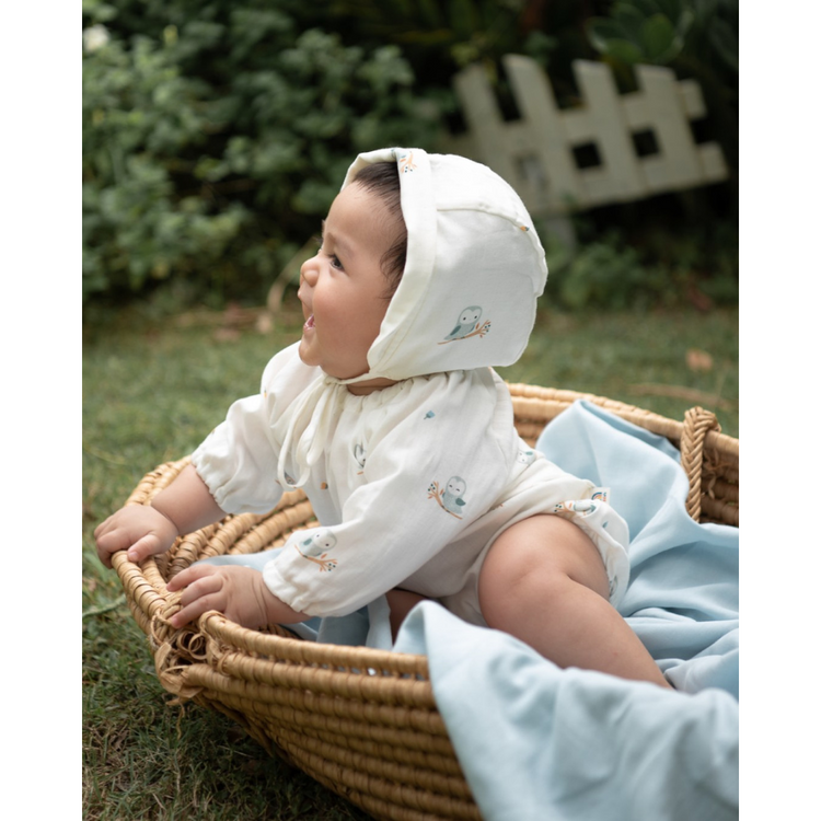 Saeson Classic Bubble Romper Set 100% Tencel