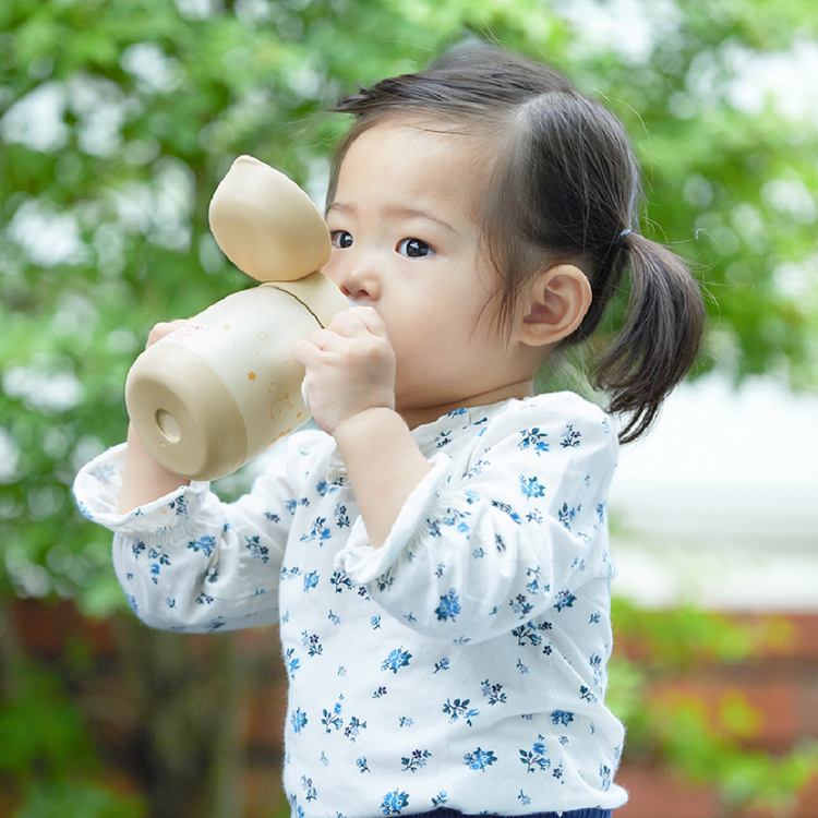 Richell Training L.I Cup Set - Premium Beige (5M+)