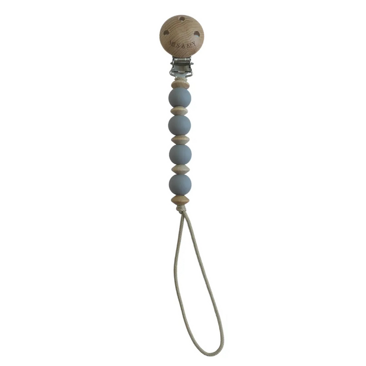 Mils and Key Peanut Pacifier Clips (0m+)