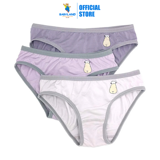 Baa Baa Sheepz Girls Briefs C004-B (3Pcs)