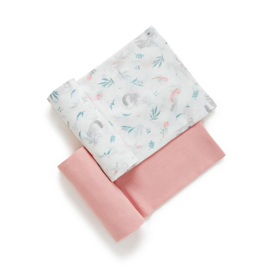 Purebaby Organic Blossom Friends Muslin Wrap Gift Pack