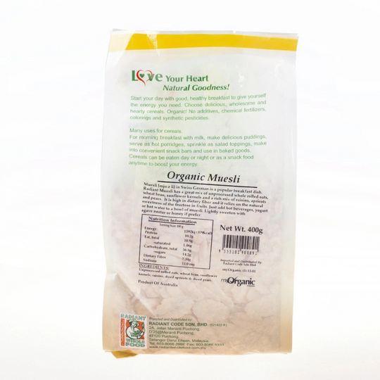 Radiant Organic Muesli (400g)