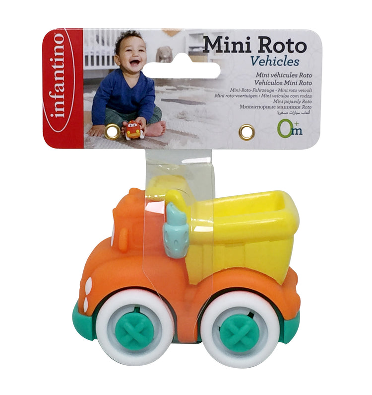 Infantino Grip & Roll Soft Wheels - Dump Truck (0m+)