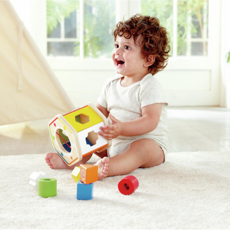 Hape 0516 Wooden Wonder Shape Sorter (1Y+)