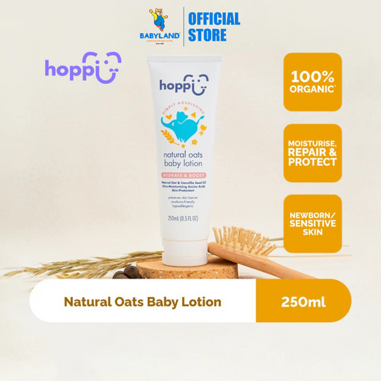 Hoppi 100% Natural Oats Baby Lotion (250ml)