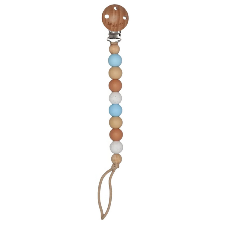 Mils and Key Lane Pacifier Clips (0m+)