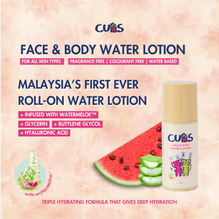 CUBS Face & Body Water Lotion