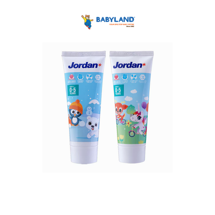 Jordan Kids Toothpaste Step 1 (75g) (0-5yrs)