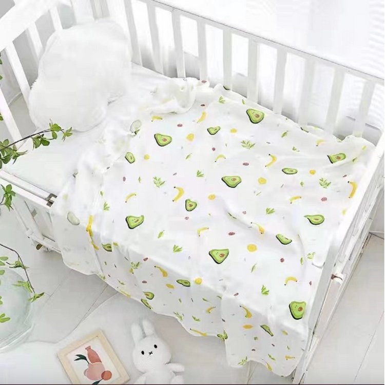 Akarana Baby High Quality Bamboo Muslin Swaddle Soft Blanket