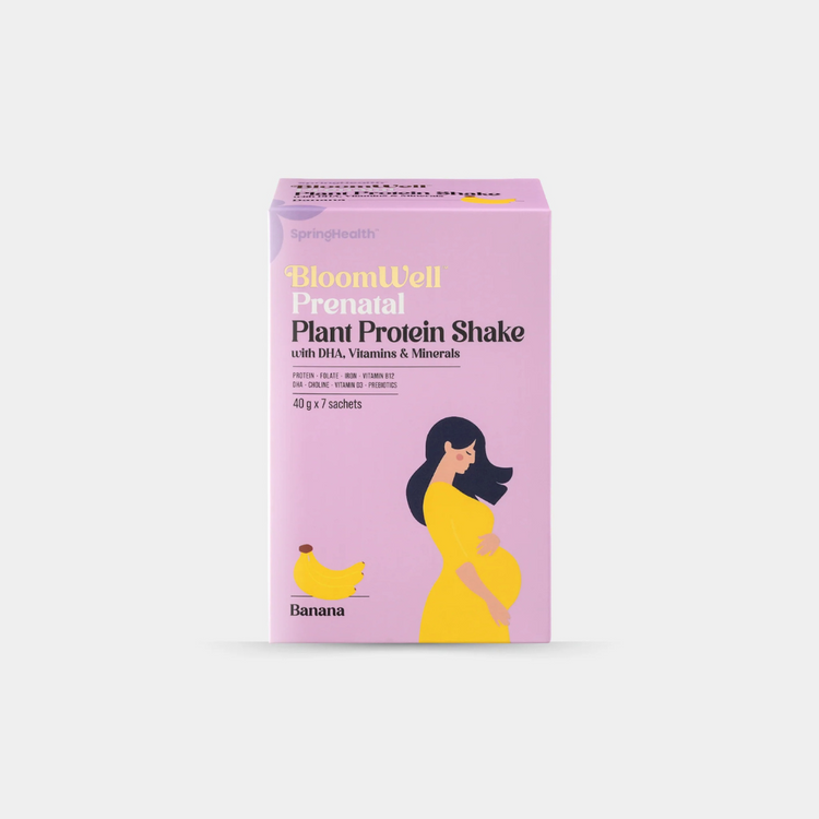 BloomWell Prenatal Plant Protein Shake with DHA, Vitamins & Minerals