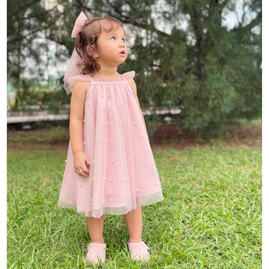 Hatch Australia Pearl Elegance Blush Bow Set