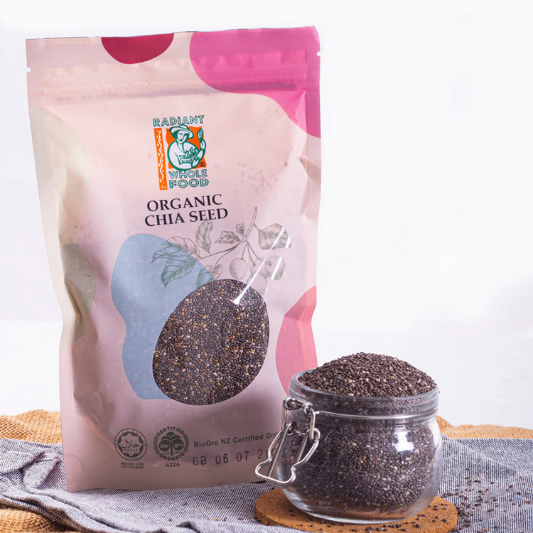 Radiant Organic Chia Seeds 200g