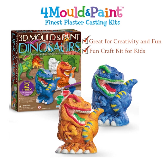 4M Mould & Paint 3D - Dinosaurs (5Y+)