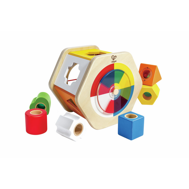 Hape 0516 Wooden Wonder Shape Sorter (1Y+)