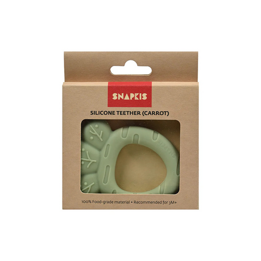Snapkis Silicone Teether Carrot (3m+)