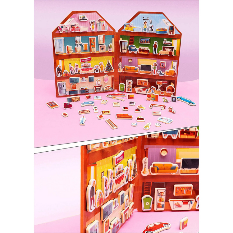 Puedo Magnetic House Set (3Y+)