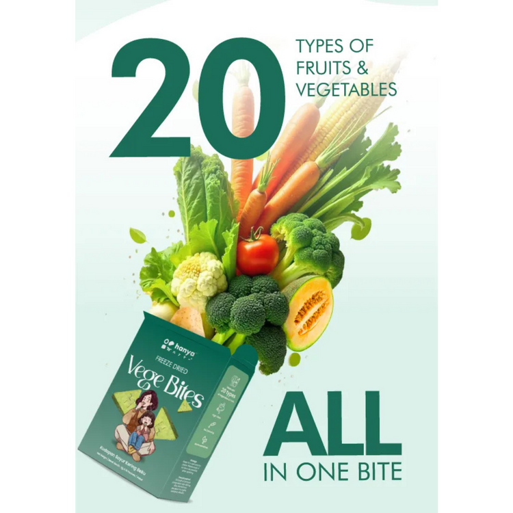 Hanya Freeze Dried Vege Bites (3g x 15s)