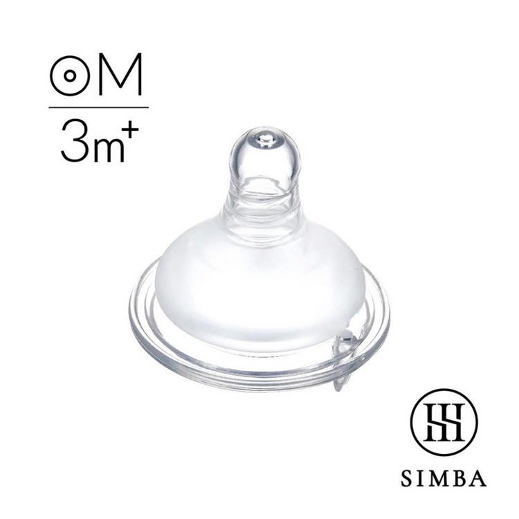 Simba Wide Neck Round Hole Ultra Soft Anti-Colic Teat