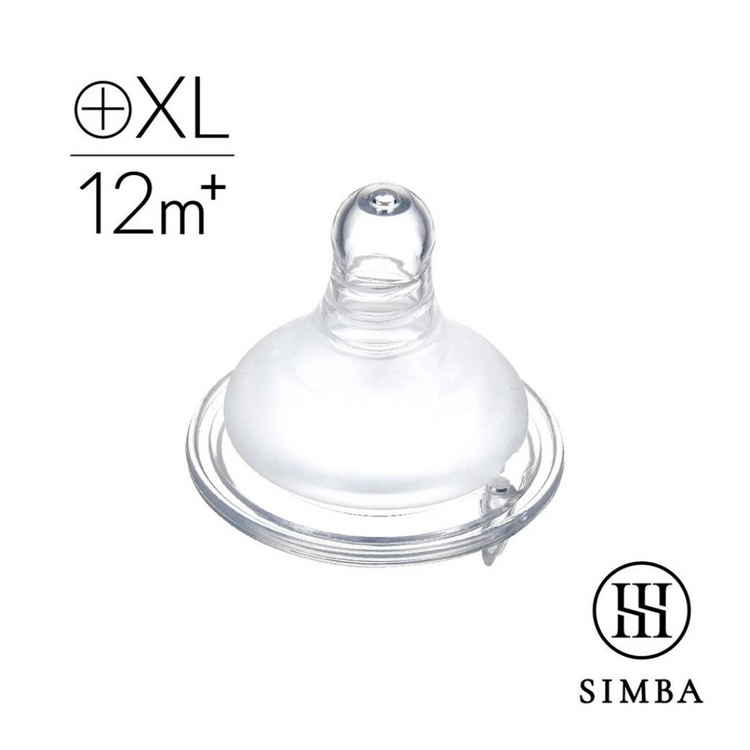 Simba Wide Neck Cross Hole Ultra Soft Anti-Colic Teat