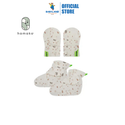 Hamako Tencel Mitten & Booties Dreamscape Mosaic