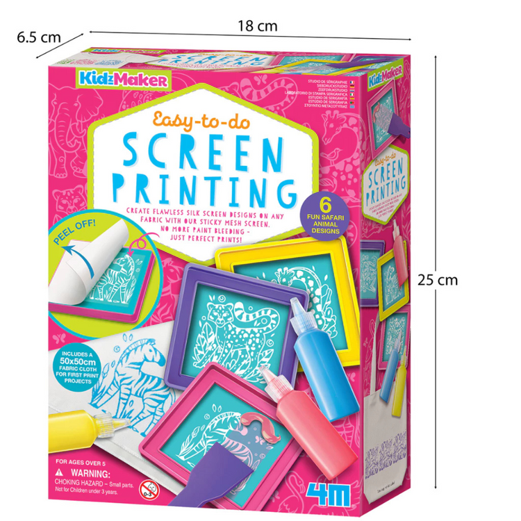 4M KidzMaker - Easy-to-do Screen Printing (5Y+)