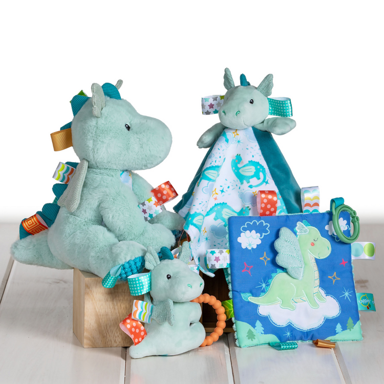 Mary Meyer Taggies Drax Dragon Teether Rattle – 6″