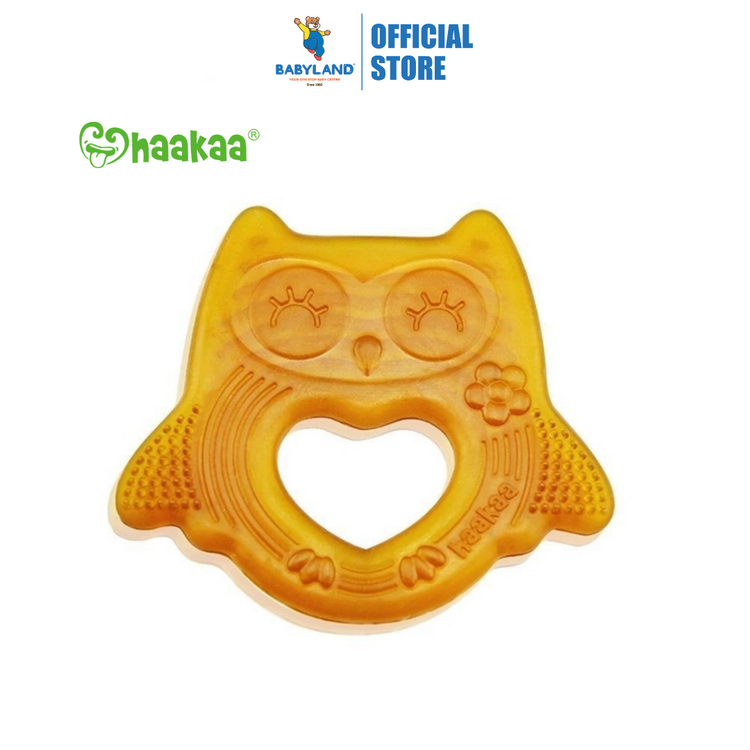 Haakaa Silicone Owl Teether (3m+)
