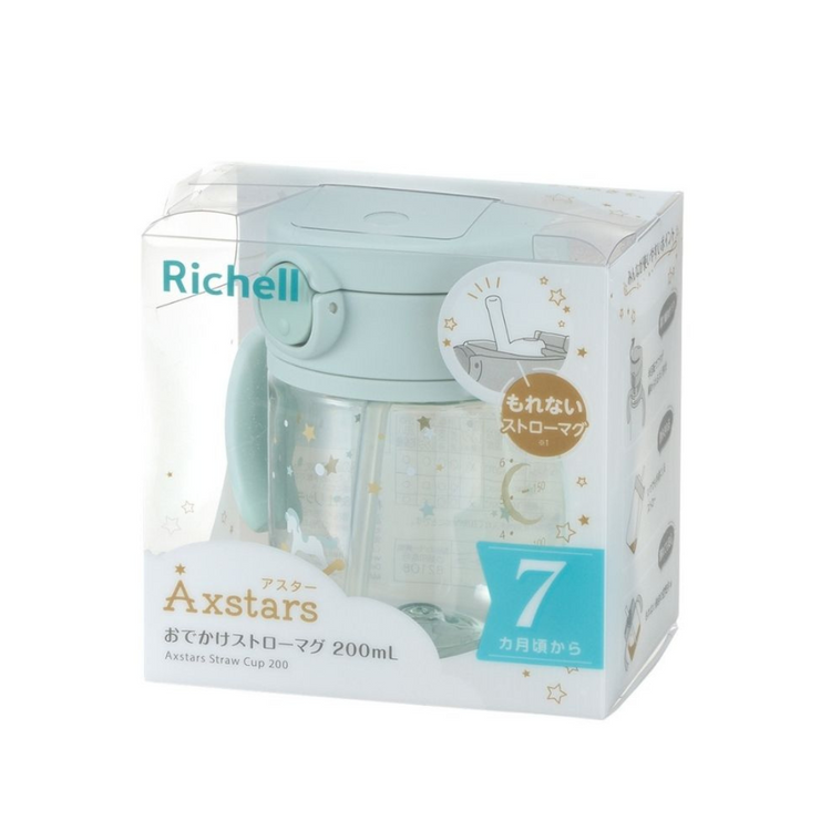 Richell Axstars Straw Cup 200ml (7m+)