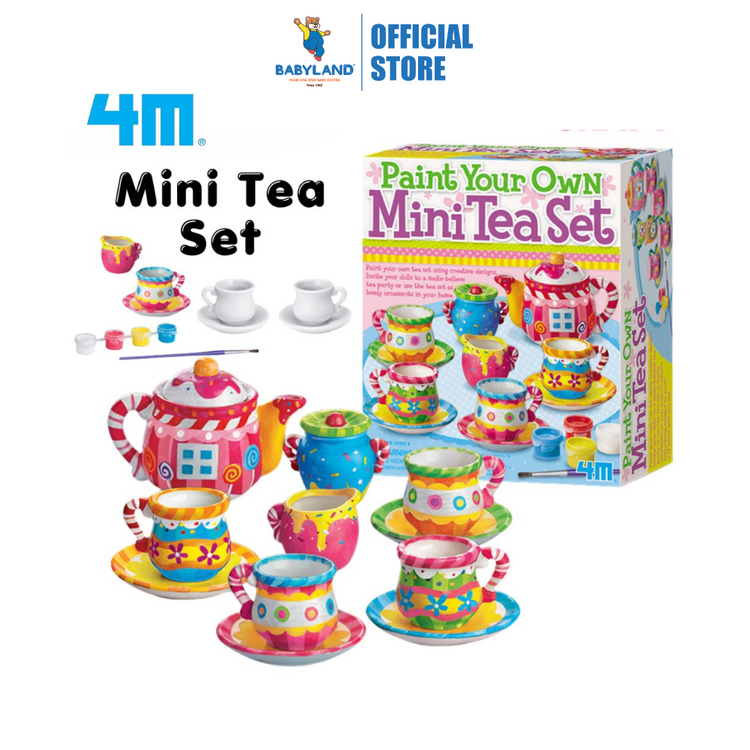 4M Fun Craft - Paint Your Own Mini Tea Set (8Y+)