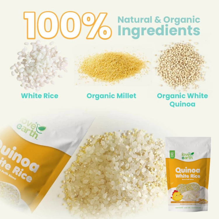 Love Earth Organic Baby Rice (900g) (Quinoa / Buckwheat)