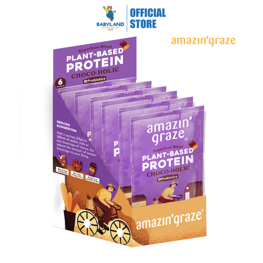 Amazin' Graze Protein Powder Choco-holic On-The-Go Sachets (6 x 35g)